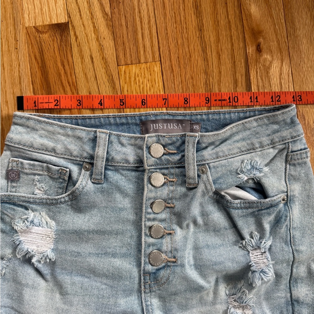 Just USA Women's High Rise Light Blue Jeans